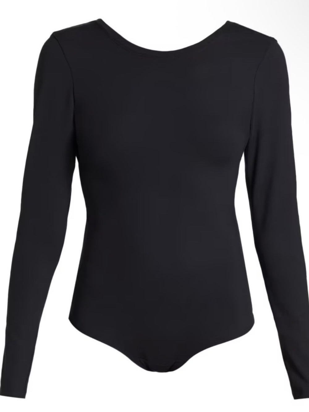 SPANX Black Long-Sleeve one -Piece